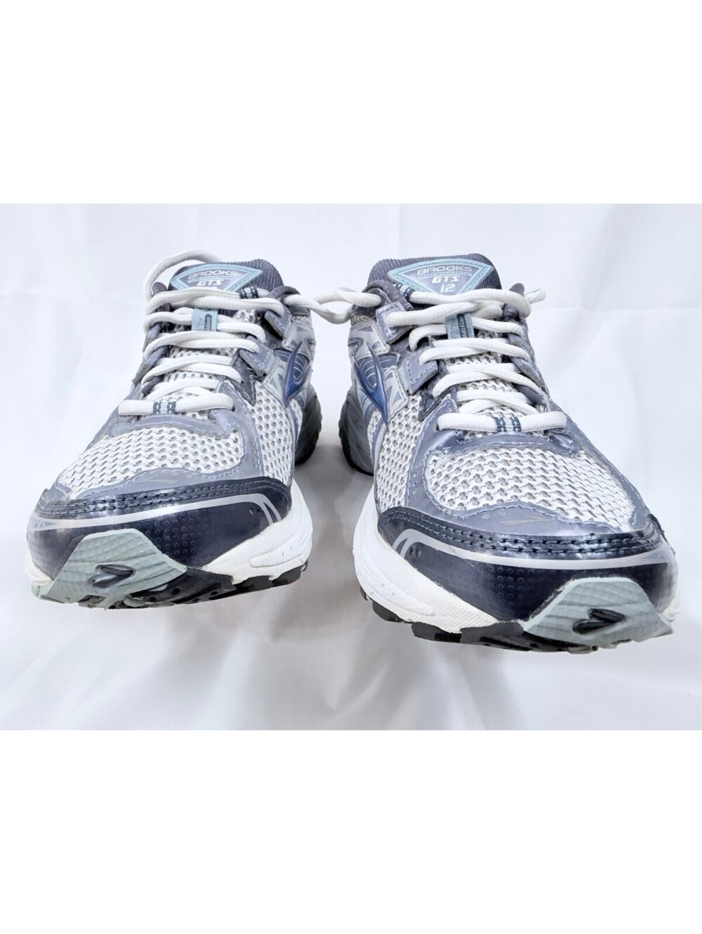 Brooks Adrenaline GTS 12 Running Shoe Womens 7.5 Blue Gray Training Walking - Picture 4 of 9